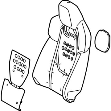 Toyota 71506-AK040 Seat Back Assembly