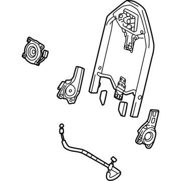 Toyota 71104-AK010 Seat Back Frame