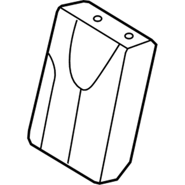71078-33570-E2 Toyota Seat Back Cover, Driver Side Illustration 1 of 1