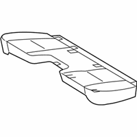 Toyota Seat Cushion - 71001-04692-B0 Cushion Cover, Front