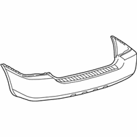 Toyota Highlander Bumper - 52159-48900 Bumper Cover, Rear Driver Side