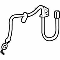 Scion xB Brake Line - 90947-02E33 Flex Hose, Front Passenger Side