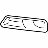 Toyota Camry Spoiler - 52127-06130 Hole Cover, Passenger Side