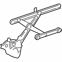 Toyota Land Cruiser Window Regulator - 69801-60080 Window Regulator, Passenger Side