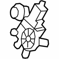 Toyota Window Motor - 85710-0C080 Window Motor, Rear