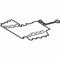 Toyota Sequoia Seat Heater - 87510-0C060 Seat Cushion Heater, Driver Side