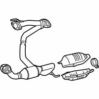 Toyota Tacoma Exhaust Pipe - 17450-0P030 Front Pipe