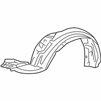 Toyota Solara Wheelhouse - 53875-06030 Splash Shield, Passenger Side