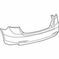 Toyota Venza Bumper - 52159-0T900 Bumper Cover, Rear Driver Side