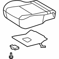 Toyota Matrix Seat Cushion - 71001-0ZY40-B0 Cushion Assembly, Gray, Passenger Side