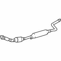Scion xA Exhaust Pipe - 17410-21441 Front Pipe