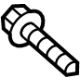 Toyota 90105-06333 Spoiler Assembly Bolt, Lower