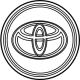 Toyota 42603-60730 Ornament Sub-Assembly, Wheel Hub Toyota 42603-60730 Ornament Sub-Assembly, Wheel Hub