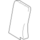 Toyota 71587-62010 Seat Back Pad, Front