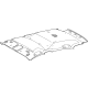 Toyota 63310-48640-B0 Headliner, Gray
