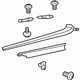 Toyota 75672-06011 Belt Molding, Driver Side