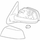 Toyota 87940-0C390-A0 Mirror Assembly, White, Driver Side