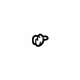 Toyota 64982-16020-C0 Knob, Jack Cover
