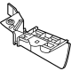 Toyota 65632-WB001 Deflector, Front Driver Side