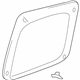 Toyota 62730-04010 Door Glass, Passenger Side