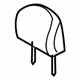 Toyota 71910-48361-C0 Headrest, Black, Front