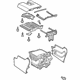 Toyota 58910-0C261-C1 Console Assembly, Rear Toyota 58910-0C261-C1 Console Assembly, Rear