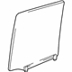 Toyota 68103-42090 Moveable Glass, Dark Gray, Passenger Side
