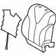 Toyota 71074-06C71-B0 Seat Back Cover, Gray, Driver Side