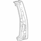 Toyota 61517-0C011 Reinforcement, Passenger Side