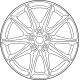 Toyota SU003-08843 Wheel, Alloy Toyota SU003-08843 Wheel, Alloy