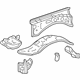 Toyota 53701-3D482 Apron Assembly, Passenger Side Toyota 53701-3D482 Apron Assembly, Passenger Side