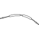 Toyota 69750-30230 Lock Cable, Front