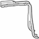 Toyota 74481-52080 Hold Down Clamp