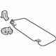 Toyota 74310-74080-B0 Sunvisor, Passenger Side