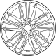 Toyota 42611-06J70 Wheel, Alloy, Black Toyota 42611-06J70 Wheel, Alloy, Black