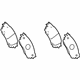 Toyota 04466-42080 Brake Pads, Rear