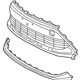 Toyota 53102-10080-A1 Lower Grille, White