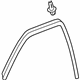 Toyota 75071-0C010 Frame Molding, Outside Upper Passenger Side