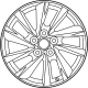 Toyota 42611-06J20 Wheel, Alloy Toyota 42611-06J20 Wheel, Alloy