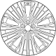 Toyota 4261A-48290 Wheel, Alloy, Chrome
