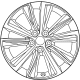 Toyota 42611-48B50 Wheel, Alloy