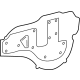 Toyota 67831-04140 Water Shield, Passenger Side