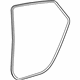 Toyota 62331-47030-C0 Weatherstrip On Body, Black, Passenger Side