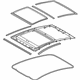 Toyota 63202-47020 Sunroof Frame, Rear