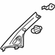 Toyota 62210-48090-B0 Windshield Pillar Trim, Gray, Passenger Side