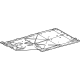 Toyota 58165-62010 Under Cover, Passenger Side