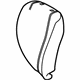 Toyota 71551-42150 Seat Back Pad, Passenger Side