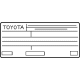 Toyota 11298-F0270 Emission Label