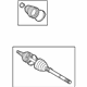 Toyota 43470-49645 Outer Joint Assembly, Passenger Side