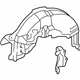 Toyota 61607-02932 Inner Wheelhouse, Passenger Side